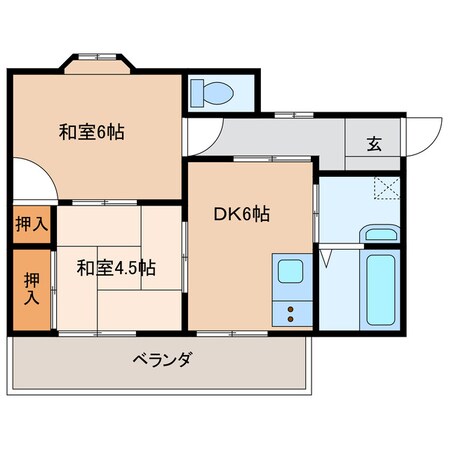 是永ハイツの物件間取画像